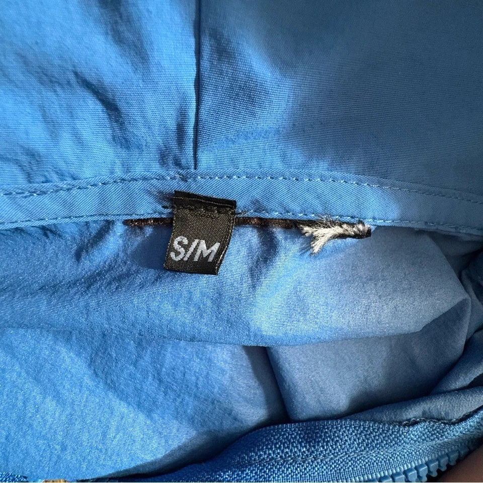 Cortavientos Santa Cruz Recortado Anorak S/M Azul Naranja Negro Patín Logo Foto 3 de 3