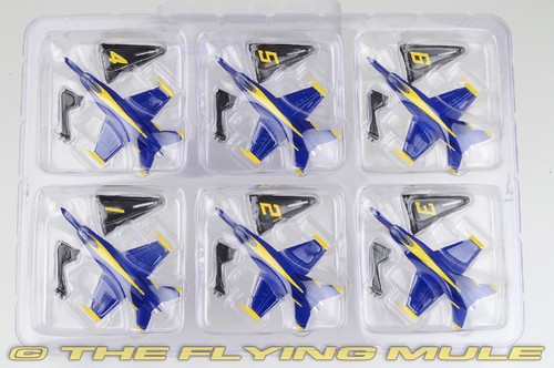 Briefmarken Flugzeuge 1:150 F/A-18C Hornet USN Blue Angels 6-teiliges Geschenkset - Bild 7 von 8
