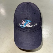 Newport Beach California CA Blue Baseball Cap Hat Kids Youth Size Mermaid Flower