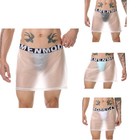 Men Underpants Cover 2-in-1 Underwear Incontinence Panties Plastic Pants Pvc