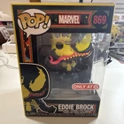 Funko Pop Marvel - #869 Eddie Brock Blacklight Target - New
