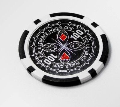 10pcs  The Ultimate Poker Chips 100 new sealed in plastic