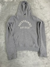 Vintage Y2K Abercrombie  Fitch Pullover Hoodie Women  s Size Medium Gray