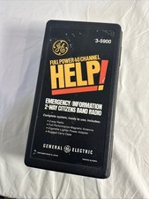 GE 3-5900 EMERGENCY INFORMATION 2 WAY CITIZENS BAND RADIO EXCELLENT CONDITION