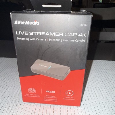 AVerMedia BU113 Live Streamer Cap 4K HDMI Video Capture Card Brand New