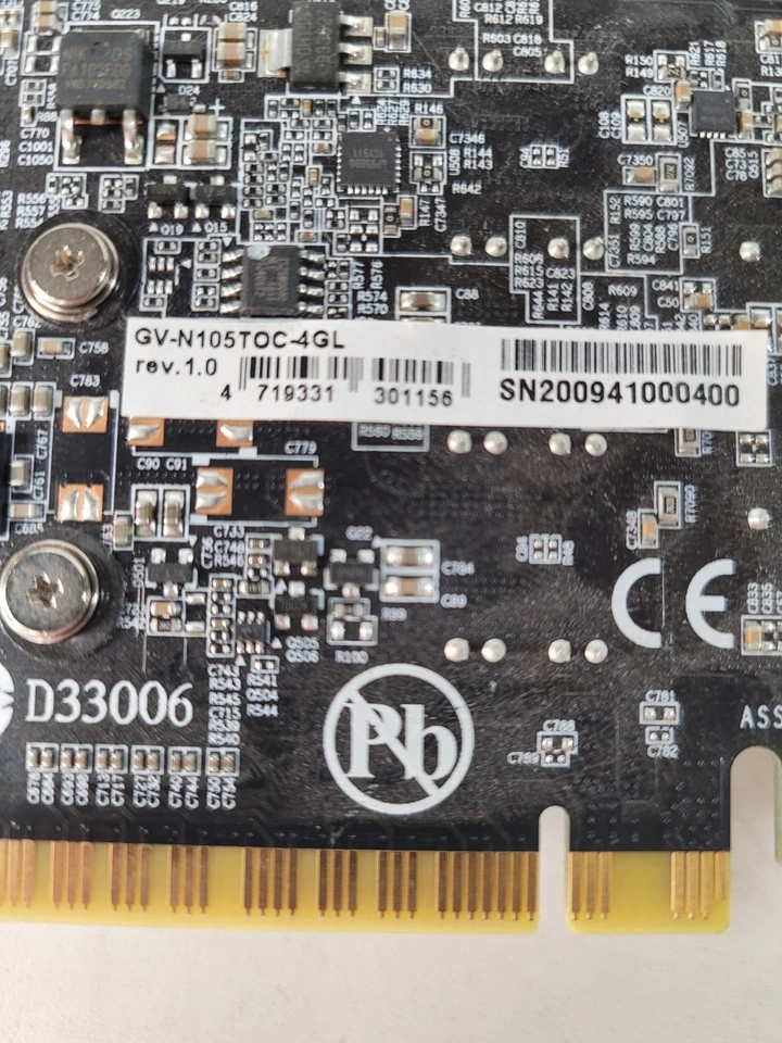 Gigabyte GeForce GTX 1050Ti OC Low Profile 4GB GDDR5 NVIDIA GV-N105TOC-4GL - Image 3 of 3