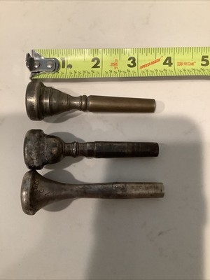 giardinelli trumpet Benge Frank Holton mouthpiece Lot Of 3