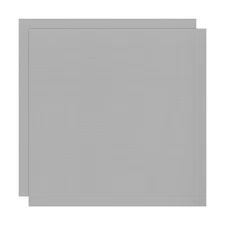 2Pcs 5mm Corrugated Plastic Sheets, 20 x 20 Inch Corrugated Poster Board Gray