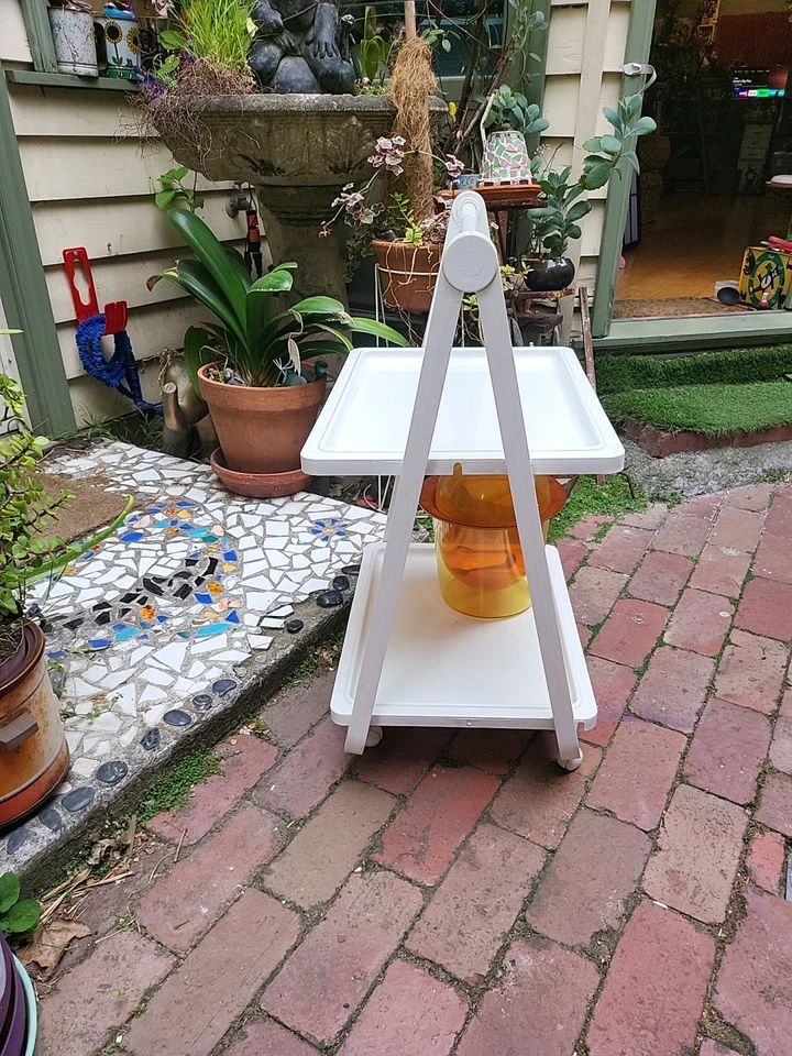 CARRITO BAR RETRO VINTAGE SIMO ITALIA AÑOS 60 ATOMIC POP SPACE JET AGE MODERNISTA MCM Foto 4 de 4