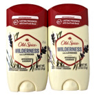 Old Spice Wilderness w/Lavender Antiperspirant Deodorant Lot of 2 Discontinued