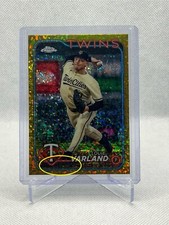 2024 Topps Chrome Update Louie Varland Gold Speckle 50/50 USC90 Twins Bookend!