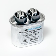 Supco Capacitor Oval Run 2 .5 uf mfd 370/440 Volts for HVAC Motors