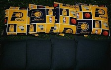 Cornhole Bean Bags Set of 8 ACA Regulation Bags INDIANA PACERS