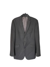 Kenneth Cole Blazer Gray Sports Coat Jacket Men  s Size 40L Excellent Condition