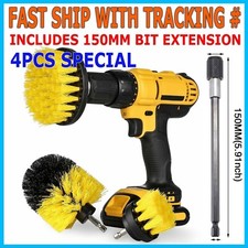 Drill Brush Set Power Scrubber Drill Attachments For Carpet Tile Grout Cleaning