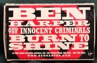 1999 BEN HARPER The Innocent Criminals BURN TO SHINE CD Promo Matchbox & Matches — photo 1
