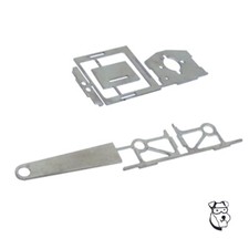 1/24 Slot Car Drag Racing Hard Tail Dragster Chassis Kit - Mid America 262