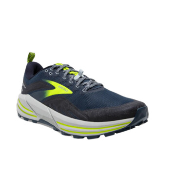 NEW Brooks Cascadia 16 Men's Trail Running Shoes Titan / Peacoat / Size 12