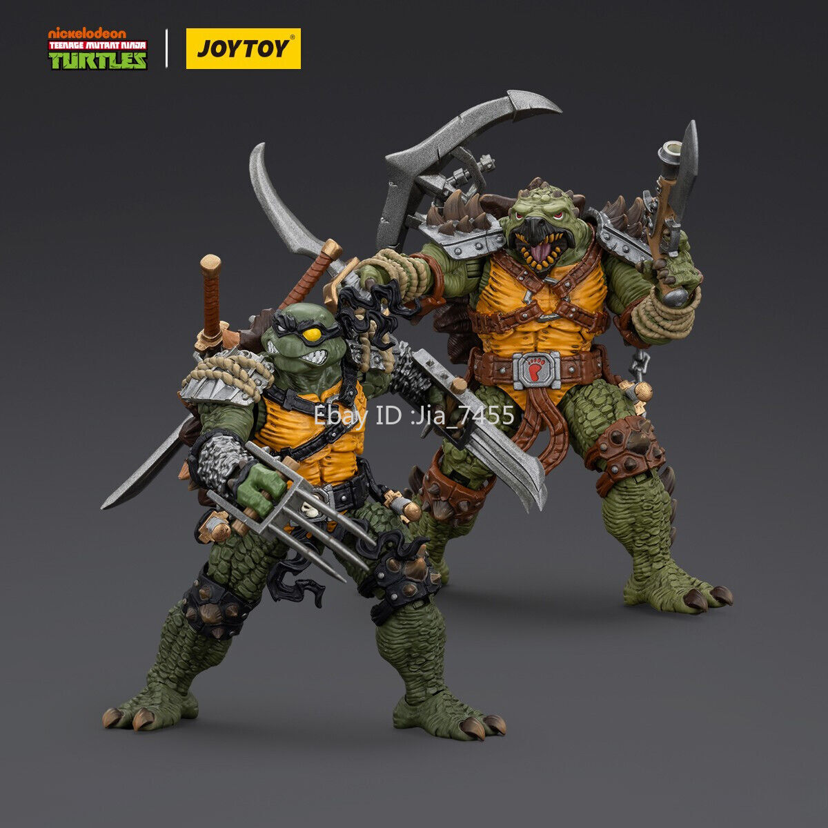 IN Stock JOYTOY TMNT Slash Tokka 1/18 Complete Model Action Figure