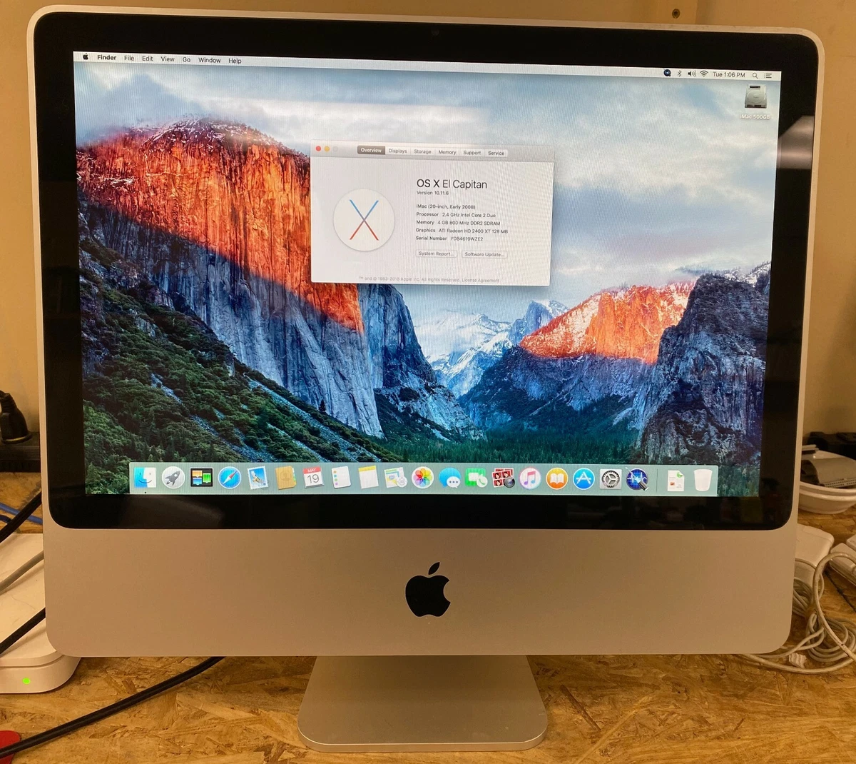 Apple iMac 4 GB RAM 2008 Apple Desktops & All-In-One Computers for