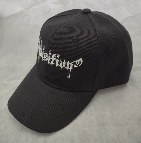 Inquisition black cap hook and loop closure metal dimmu borgir dark funeral hat - Picture 3 of 5