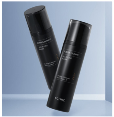 SCINIC Power Homme All in One Fluid 150ml Moisture Toner Lotion Essence 2EA K-Be