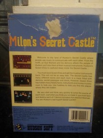 MILON'S SECRET CASTLE Nintendo NES Game Original 1987 HUDSON SOFT Collector *BOX