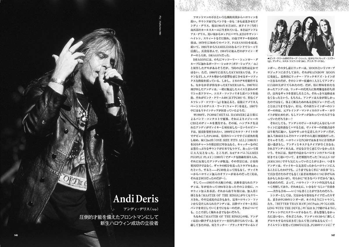 Helloween Complete Collection Of Japan Photo Book Young Guitar