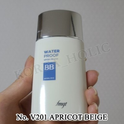 THE FACE SHOP fmgt Waterproof BB 50ml SPF50 PA++++ #V201 Apricot Beige K-Beauty