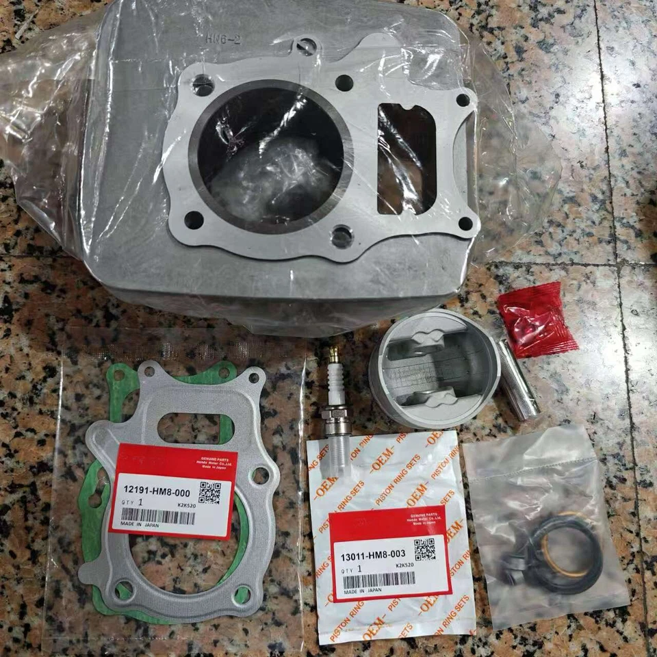 OEM Cylinder Piston Gasket Top End Kit For Honda Sportrax 250 01-08 TRX250EX 2x4 - Image 2 of 4