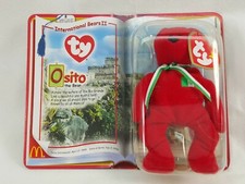 TY Teenie Beanie Babies "OSITO" International Bears II New in packaging ZD86