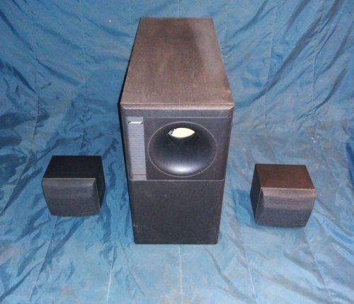 Bose Acoustimass 5 Series II - Bass Module Subwoofer w/Technics SB-S27 Cubes