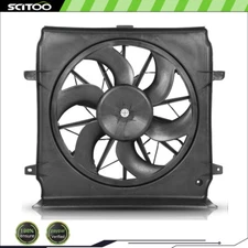 620520 Radiator Cooling Fan Assembly For 2002-2004 Jeep Liberty 2.4L l4 3.7L V6