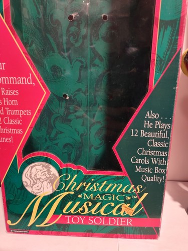 Vintage Christmas Magic Toy Soldier 1993 Animated Trendmasters Doesn't Move VTG - Picture 3 of 19