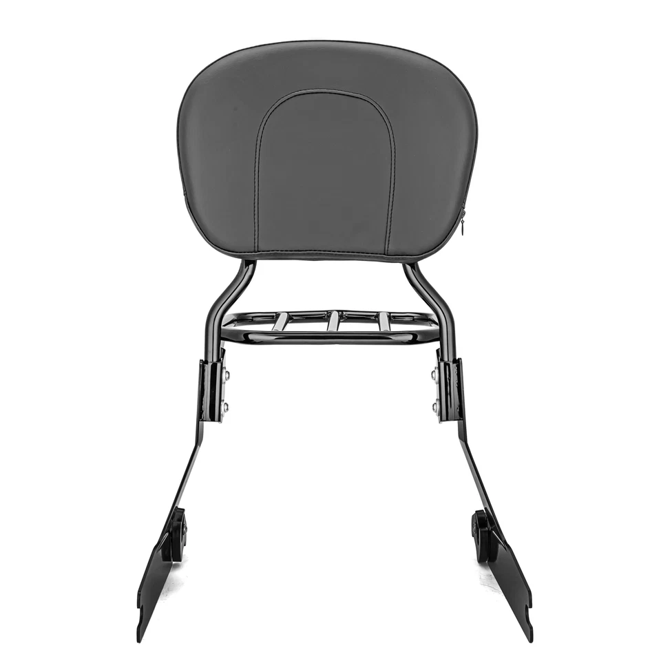 Respaldo desmontable barra Sissy con portaequipajes para Harley Dyna Fat Bob 2010-2017 FXDF Foto 4 de 4