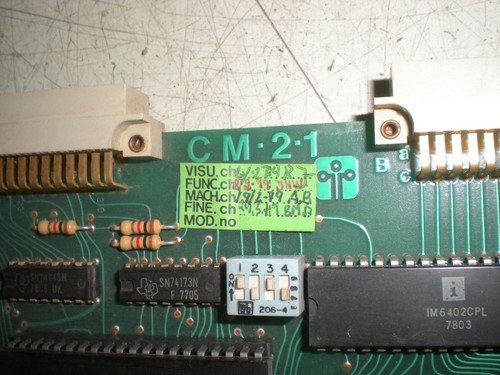 Trallfa Model CRC Card Rack with CM-2-1 and Floppy Disc Controller Plug-In Cards - Picture 7 of 9