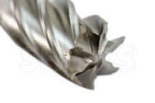 Shars 1-1/8" x 1" HSS 6 Flute Single End Center Cutting End Mill New ^}