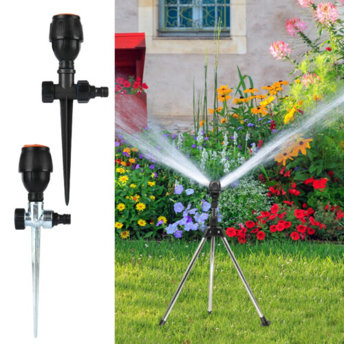 1pc 360° Rotation Auto Irrigation System Garden Lawn Sprinkler Patio Save Water