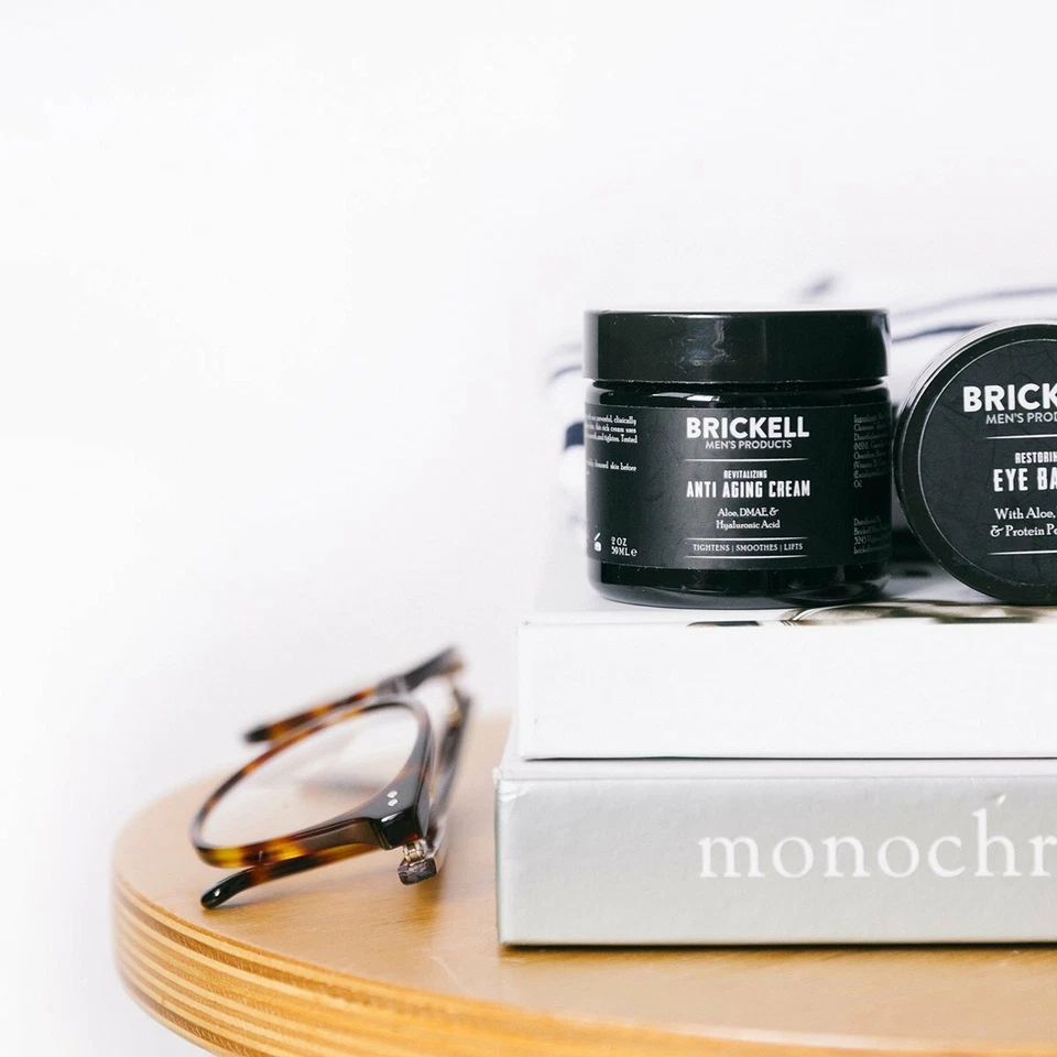 Brickell Men's Revitalizing Anti-Aging Cream, Natural Organic Anti Wrinkle GIFTS - image 2 of 4