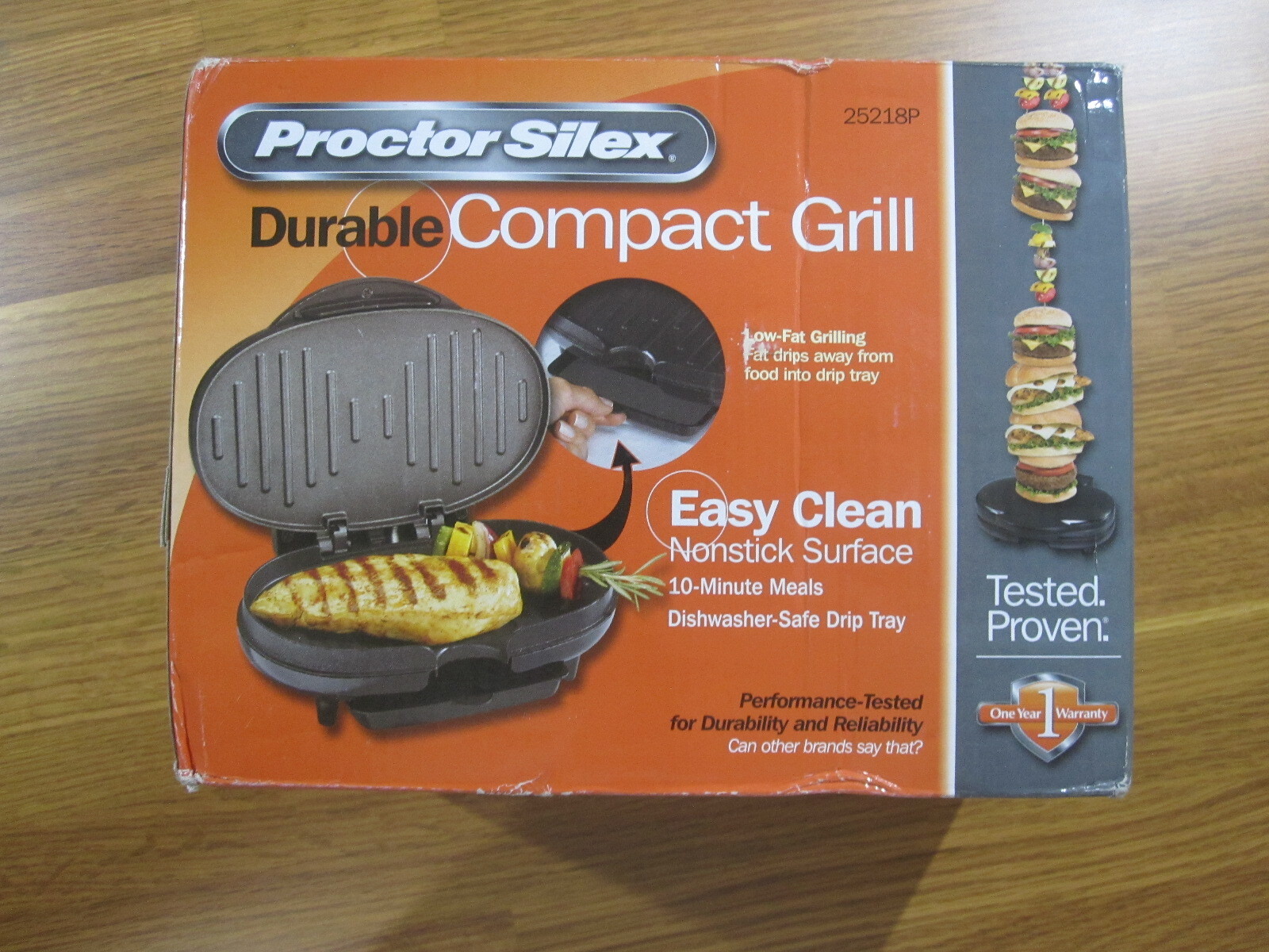 hamilton beach proctor silex panini press and compact grill