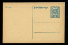 Postal Stationery Austria H&G #247 postal card Vintage 1921