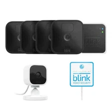 BLINK Home Security 5 Camera System W/Night Vision Yard Sign Brand New Unopened 