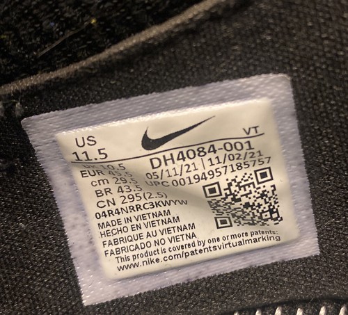 Nike Air VaporMax Flyknit 2021 Black Anthracite DH4084-001 Size 11.5 - Picture 8 of 8