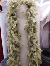 6 Foot Golden Feather Boa Medium Weight, sold by piece