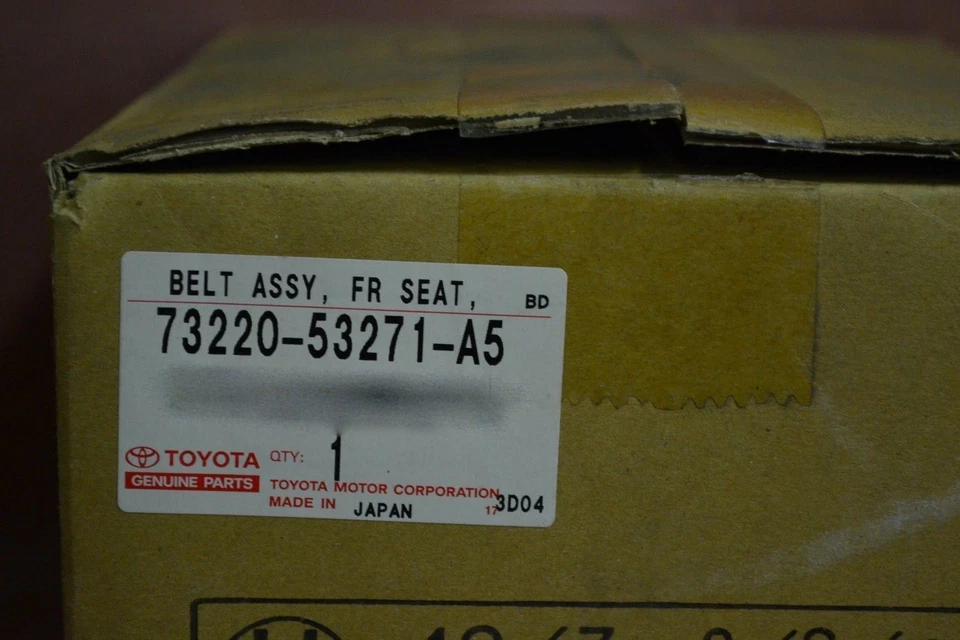 Conjunto de cinturón para asiento Lexus IS250/IS350 2009-2013 modelo n.º 73220-53271-A5  Foto 2 de 4