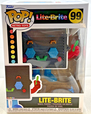 Funko Pop Vinyl Hasbro Lite-Brite #99 Retro Toy Decor VAULTED 2021 w Protector