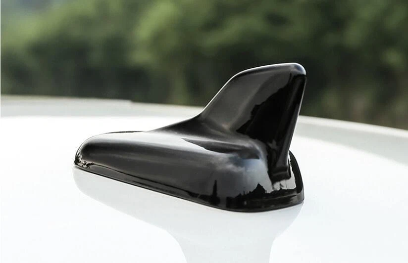 Adhesivo aéreo antena aleta tiburón negro para Audi A1 A3 A4 A5 A6 A8 Q3 Q5 Q7 TT Foto 2 de 4