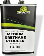 Lime Line Urethane Medium Reducer For Thinning Basecoats Clearcoats - 1 Gallon