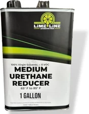 LiME LiNE Urethane Medium Reducer for Thinning Basecoats, Clearcoats - 1 Gallon