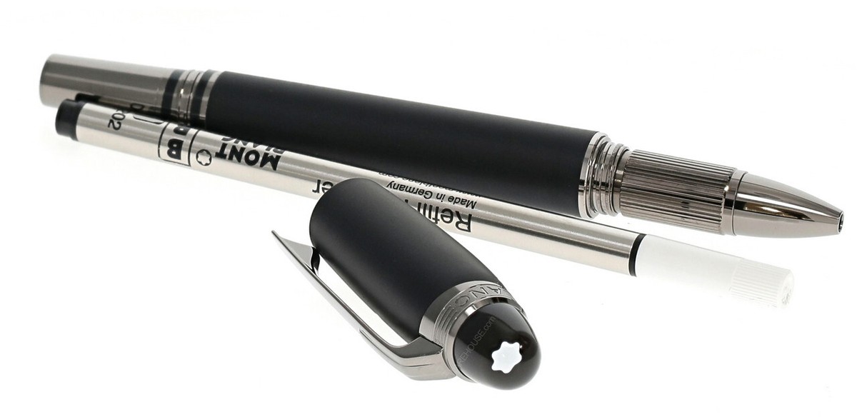 MONTBLANC STARWALKER ULTRABLACK PRECIOUS RESIN FINELINER PEN